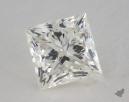 0.91 Carat I-VS1 Ideal Cut Princess Diamond 