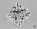 0.72 Carat E-SI1 Excellent Cut Princess Diamond 