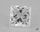 0.73 Carat F-SI1 Excellent Cut Princess Diamond 