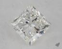 0.71 Carat I-SI1 Ideal Cut Princess Diamond 