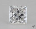 1.32 Carat G-VS2 Ideal Cut Princess Diamond 