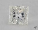 1.06 Carat I-VVS2 Ideal Cut Princess Diamond 