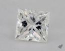 1.31 Carat G-SI1 Ideal Cut Princess Diamond 