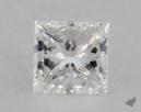 0.70 Carat F-SI1 Excellent Cut Princess Diamond 