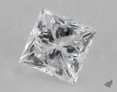 0.87 Carat D-I1 Ideal Cut Princess Diamond 