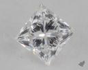 0.81 Carat F-I1 Very Good Cut Princess Diamond 