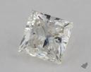 1.00 Carat I-SI2 Very Good Cut Princess Diamond 