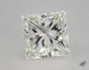 2.11 Carat I-SI1 Excellent Cut Princess Diamond 