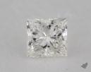 0.51 Carat H-SI1 Very Good Cut Princess Diamond 