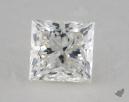 0.70 Carat H-VS1 Very Good Cut Princess Diamond 