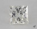 0.90 Carat I-VS2 Ideal Cut Princess Diamond 