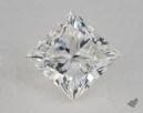 0.80 Carat G-VVS1 Ideal Cut Princess Diamond 