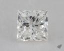 0.90 Carat I-VS2 Ideal Cut Princess Diamond 