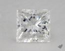 1.55 Carat F-SI2 Excellent Cut Princess Diamond 