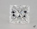 1.08 Carat D-SI1 Excellent Cut Princess Diamond 