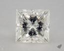 1.05 Carat H-VVS1 Ideal Cut Princess Diamond 