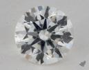 0.71 Carat I-SI2 Ideal Cut Round Diamond 
