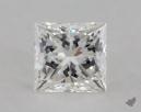 1.31 Carat H-VS2 Ideal Cut Princess Diamond 