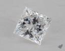 0.62 Carat E-VS1 Ideal Cut Princess Diamond 
