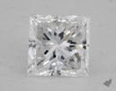 0.40 Carat E-SI1 Ideal Cut Princess Diamond 