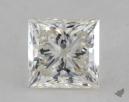 1.02 Carat I-SI1 Ideal Cut Princess Diamond 