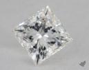 1.01 Carat H-SI1 Ideal Cut Princess Diamond 