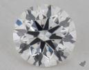 0.55 Carat H-VS1 Excellent Cut Round Diamond 