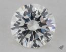 0.64 Carat H-SI1 Excellent Cut Round Diamond 
