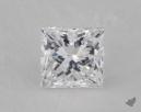0.54 Carat D-SI2 Very Good Cut Princess Diamond 