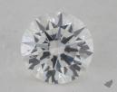 0.46 Carat H-SI1 Excellent Cut Round Diamond 