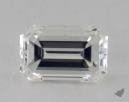0.71 Carat F-VS1 Good Cut Emerald Diamond 