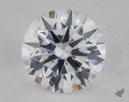 0.73 Carat D-IF Excellent Cut Round Diamond 