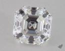 1.05 Carat E-SI1 Ideal Cut Asscher Diamond 