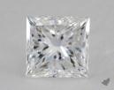 1.05 Carat F-VVS2 Ideal Cut Princess Diamond 
