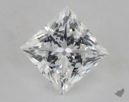 1.32 Carat G-VS1 Ideal Cut Princess Diamond 
