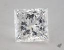 1.52 Carat D-SI2 Ideal Cut Princess Diamond 