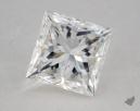 1.50 Carat H-SI1 Very Good Cut Princess Diamond 