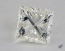 1.94 Carat J-SI1 Very Good Cut Princess Diamond 