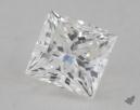 0.51 Carat E-VVS2 Ideal Cut Princess Diamond 