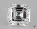 0.80 Carat H-VVS1 Very Good Cut Asscher Diamond 