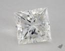 1.53 Carat F-VS2 Very Good Cut Princess Diamond 