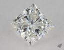 0.91 Carat H-VS2 Ideal Cut Princess Diamond 