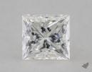 0.70 Carat H-VS2 Excellent Cut Princess Diamond 