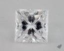 0.71 Carat D-VVS2 Ideal Cut Princess Diamond 