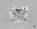 1.61 Carat F-VVS1 Ideal Cut Princess Diamond 