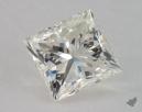 2.02 Carat J-SI1 Very Good Cut Princess Diamond 