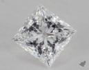 1.02 Carat D-VS1 Ideal Cut Princess Diamond 