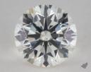 2.01 Carat J-SI1 Ideal Cut Round Diamond 
