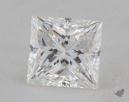 0.59 Carat F-VS2 Very Good Cut Princess Diamond 