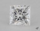 0.52 Carat E-VS2 Ideal Cut Princess Diamond 